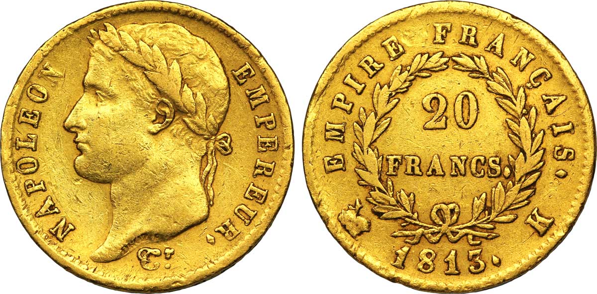 20 francs or napoleon étalon or