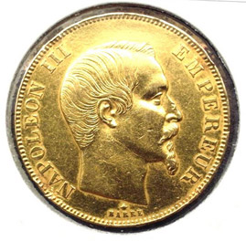 50 francs Napoléon III tête nue - avers