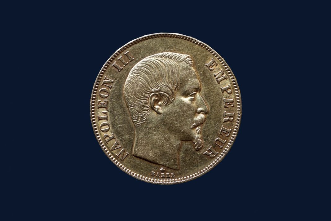 Pièce or Napoléon 50 francs