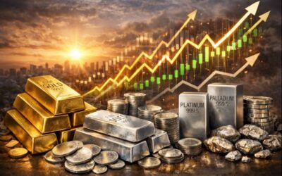 La folle semaine des métaux précieux : or, argent, platinoïdes