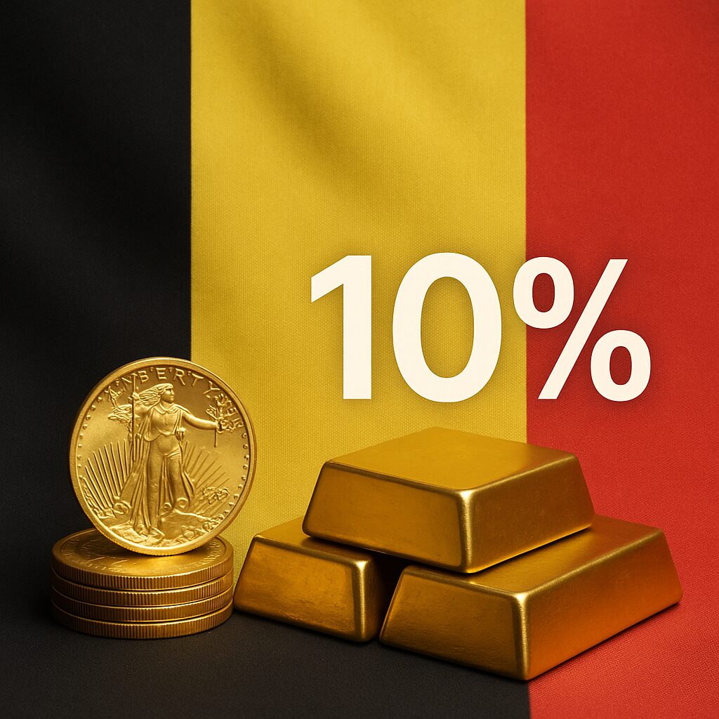 Belgique : taxe de 10 % sur les plus-values de l'or