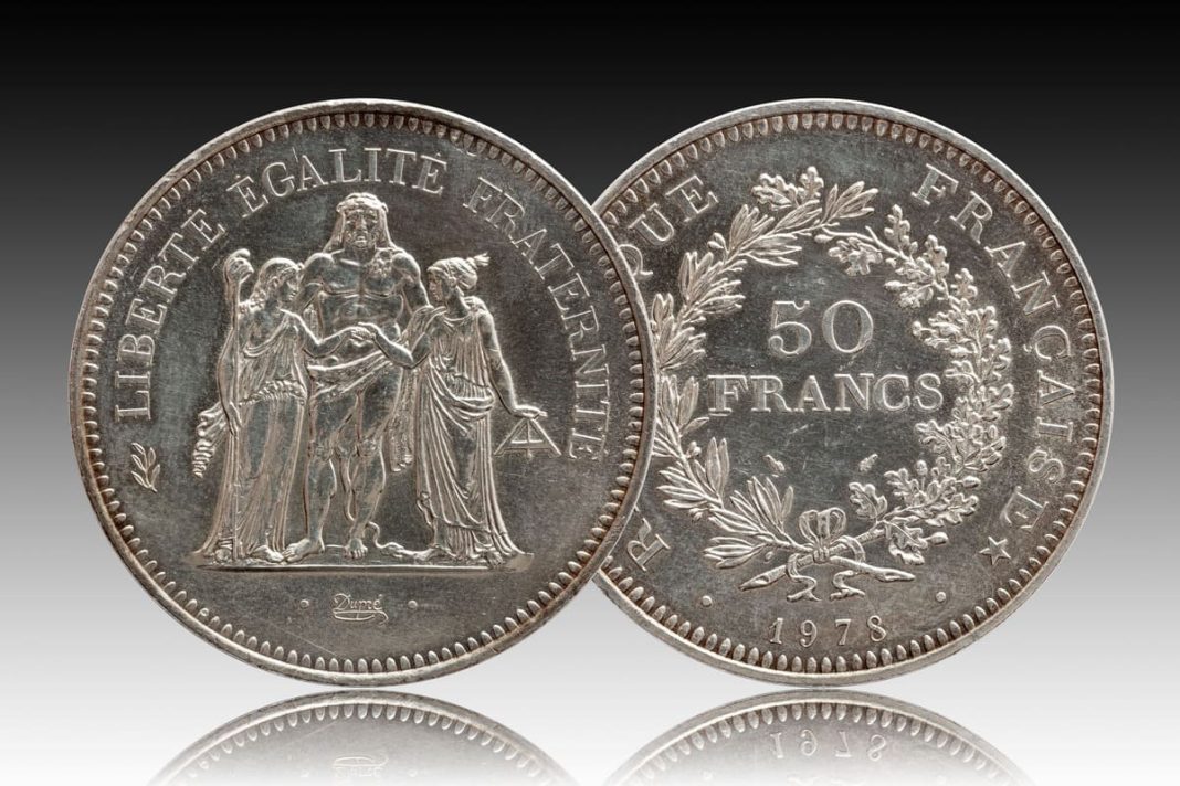 pièce argent 50 Francs argent