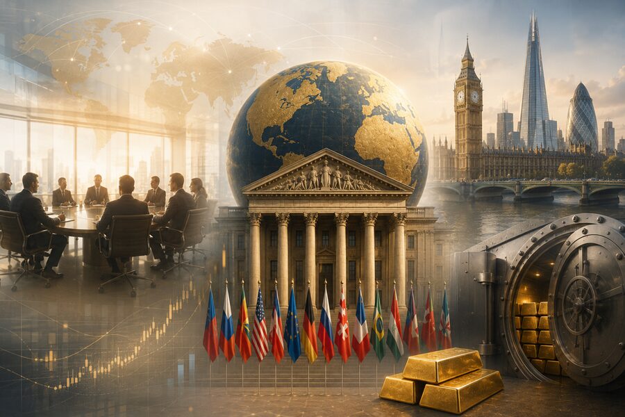 les banques centrales achètent de l'or en 2026 et le stockent à Londres.