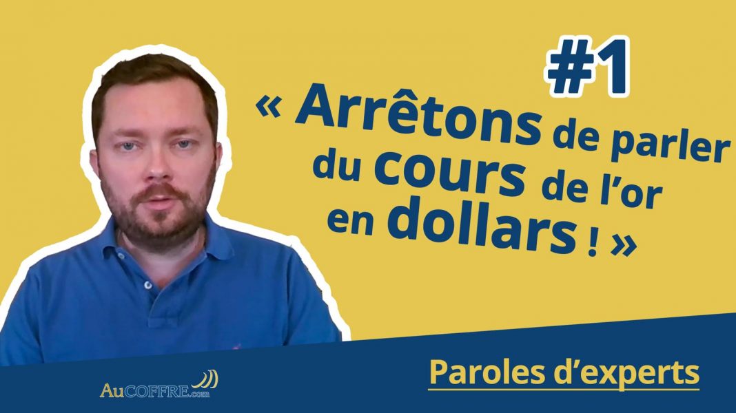 Miniature cours de l'or en dollars Nicolas Perrin