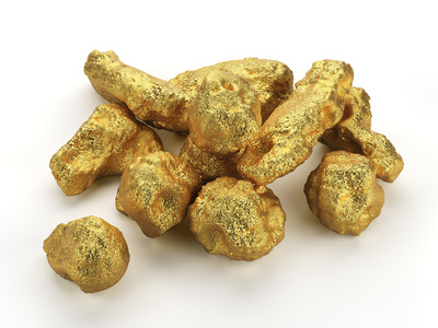 Extraction aurifère et pépites d'or