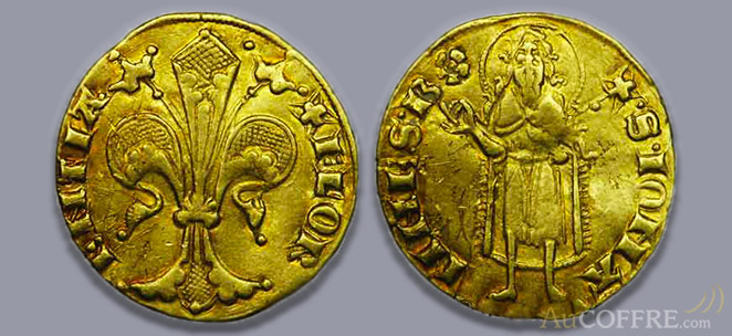 Florin monnaie d'or de la Toscane