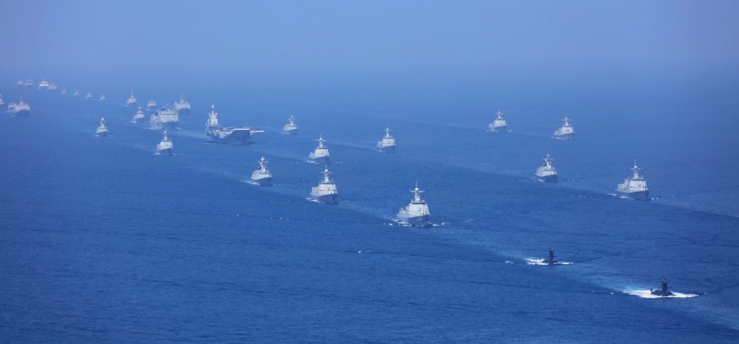 défilé de la marine chinoise en 2018
