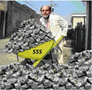 Ben Bernanke, le président de la FED, en plein travail