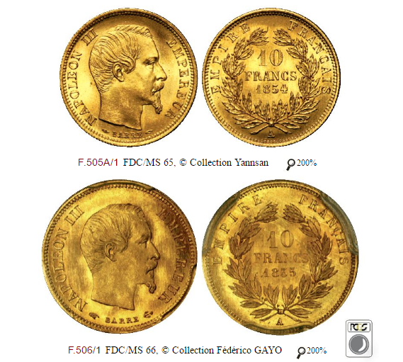 VENTE NUMISMATIQUE (pièces d'or et de collections) ET