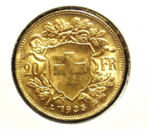 franc suisse Vreneli