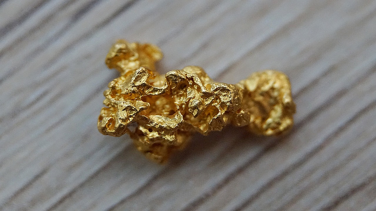 pépite or production aurifère mine d'or