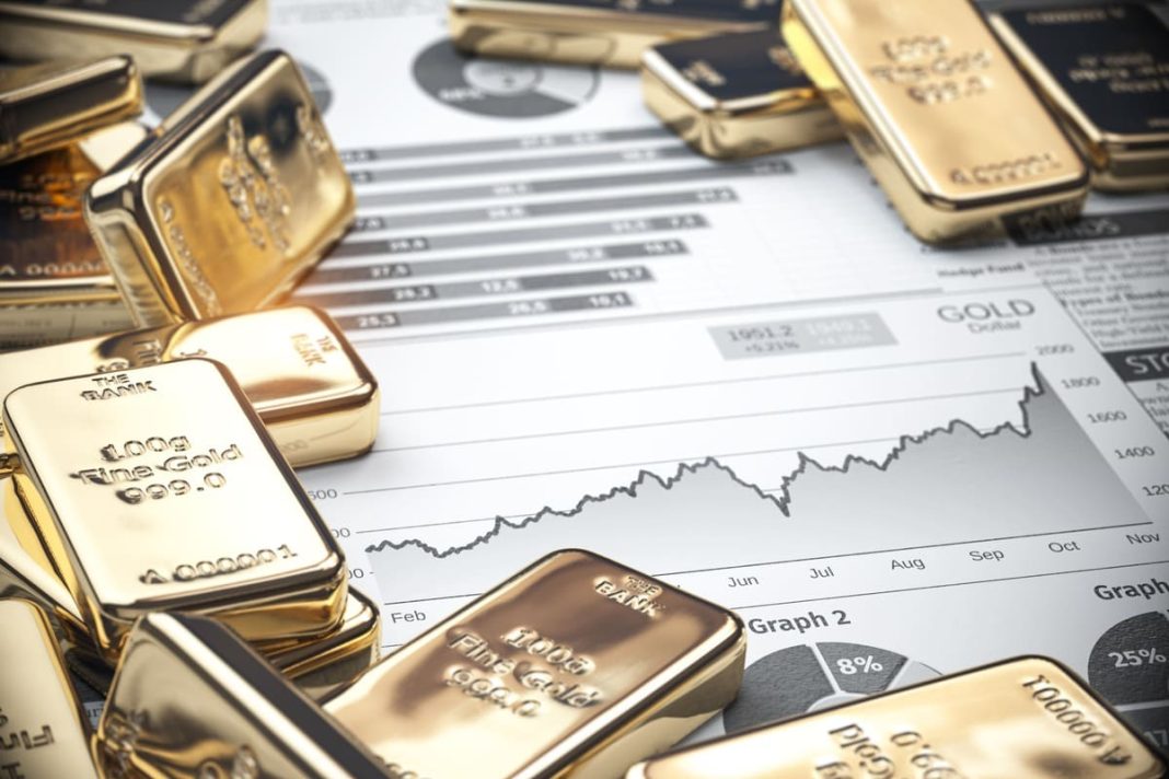 cours de l'or en hausse en raison de l'actualité : moyen-orient, inflation, taux d'intérêt stables