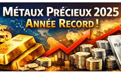 Métaux précieux 2025 : une année historique pour l’or, l’argent et le platine