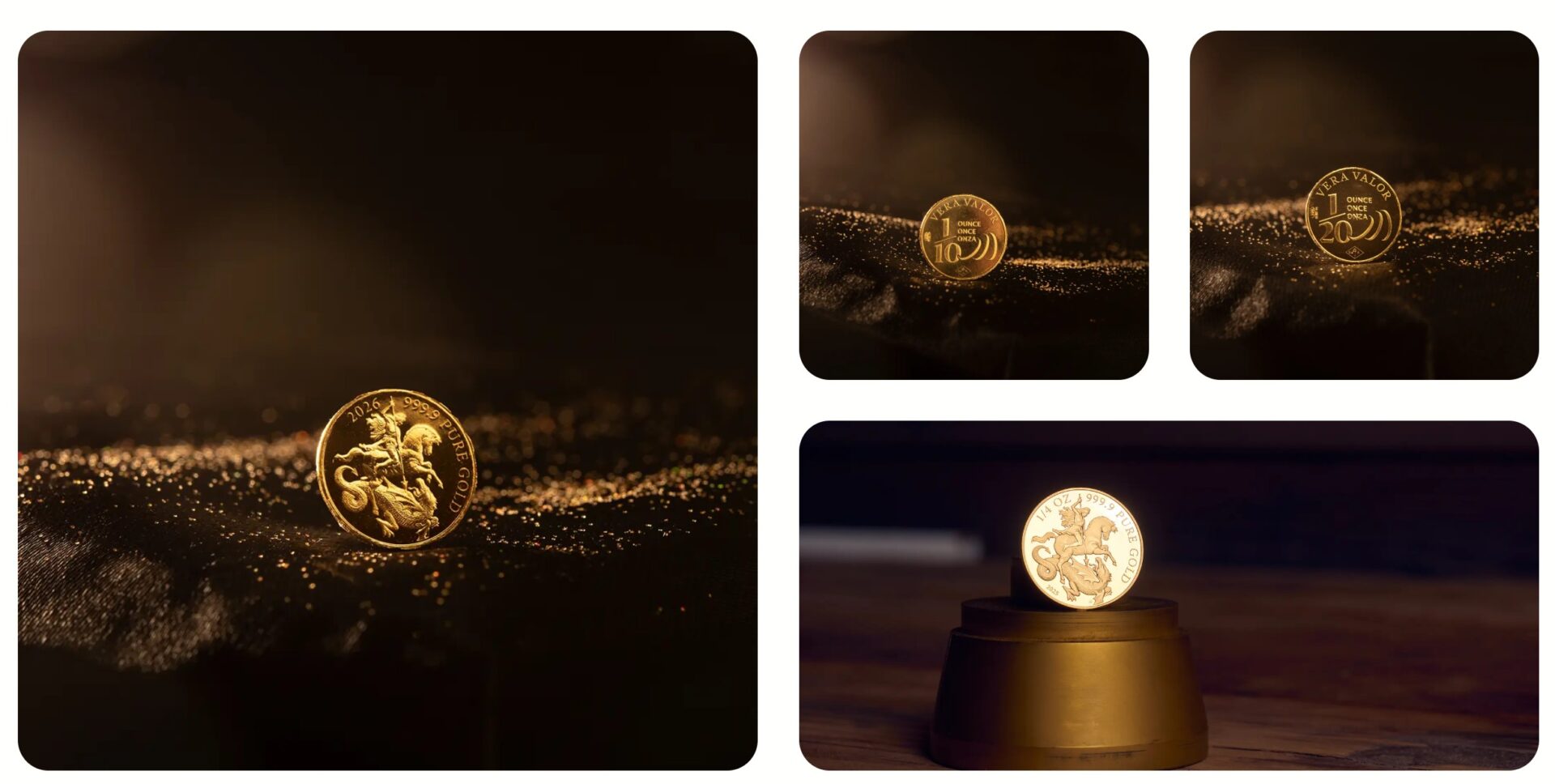 des pièces d'or petit format